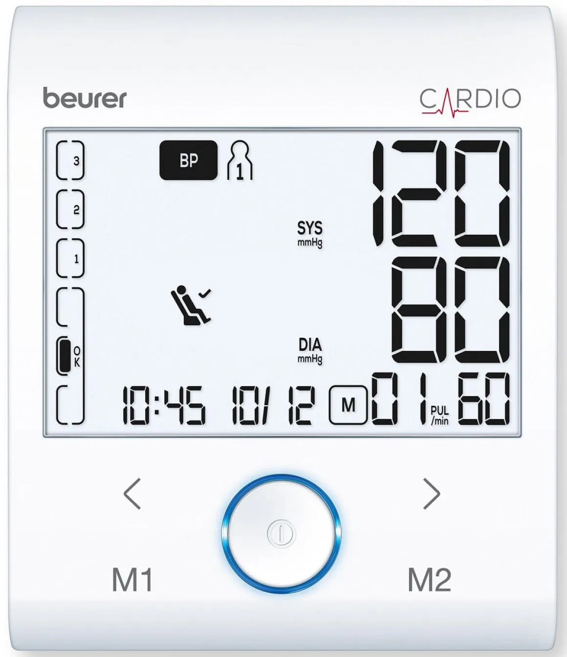 Beurer blodtrykksmåler BM 96 EKG Bluetooth, overarm