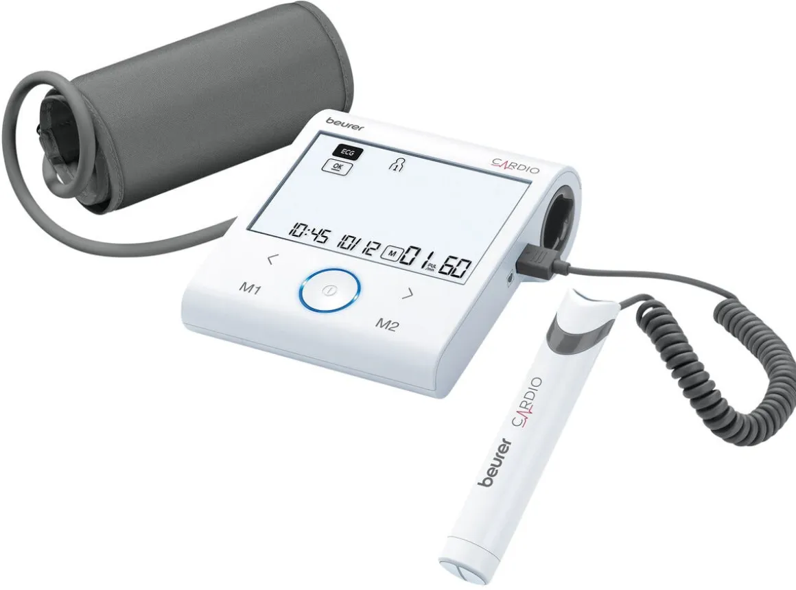 Beurer blodtrykksmåler BM 96 EKG Bluetooth, overarm