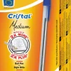 Bic Cristal Medium kulepenn, 50-pack