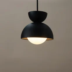 Birk hengende vinduslampe i svart metall 15 cm, Northlight