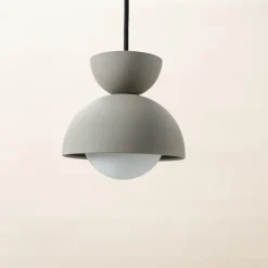 Birk hengende vinduslampe i svart metall 15 cm, Northlight