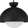 Birk taklampe metall og glass, 35 cm, Northlight