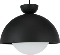 Birk taklampe metall og glass, 35 cm, Northlight