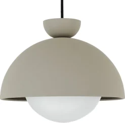 Birk taklampe metall og glass, 35 cm, Northlight
