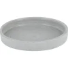 Blomsterfat 15,7 cm polystone grå