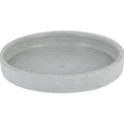 Blomsterfat 15,7 cm polystone grå