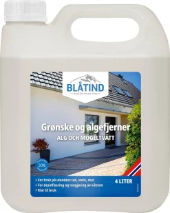 Blåtind grønske- og algefjerner, 4 liter