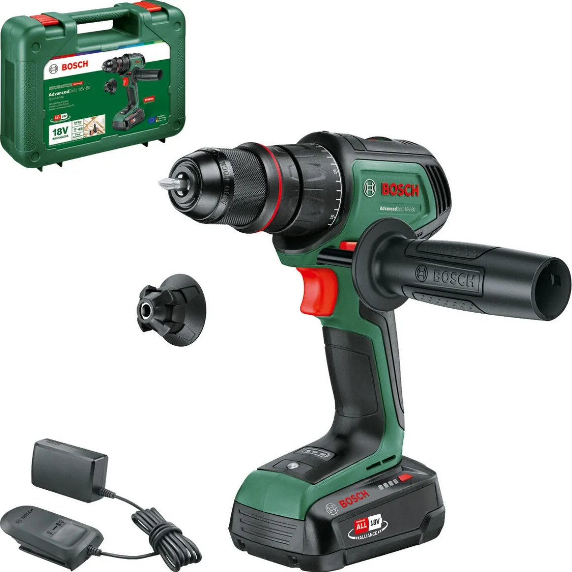 Bosch AdvancedDrill drill 18V-80, 1 batteri