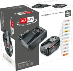Bosch batteri og lader 18 V 1 x 4,0 Ah AL 18V-44