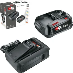 Bosch batteri og lader 18 V 1 x 2,5 Ah AL 18V-44