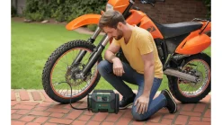 Bosch batteridrevet kompressor PAO 18 V, liten luftpumpe