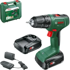 Bosch EasyDrill 18V-40, drill med 2 batterier