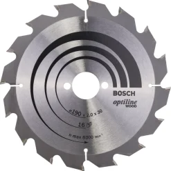 Bosch Optiline rundt sagblad i hardmetall, 190 mm