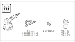 Bosch slange, 19 mm, 5 m
