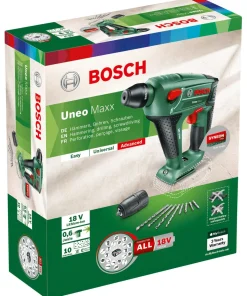 Bosch Uneo Maxx 18, borhammer med bor