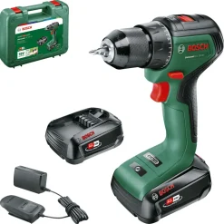 Bosch UniversalDrill 18V-60, drill med 2 batterier