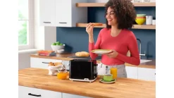 Braun Breakfast 1 brødrister, 2 skiver, svart, HT1010BK