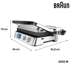 Braun multigrill 9 CG9047, ekstra stor bordgrill
