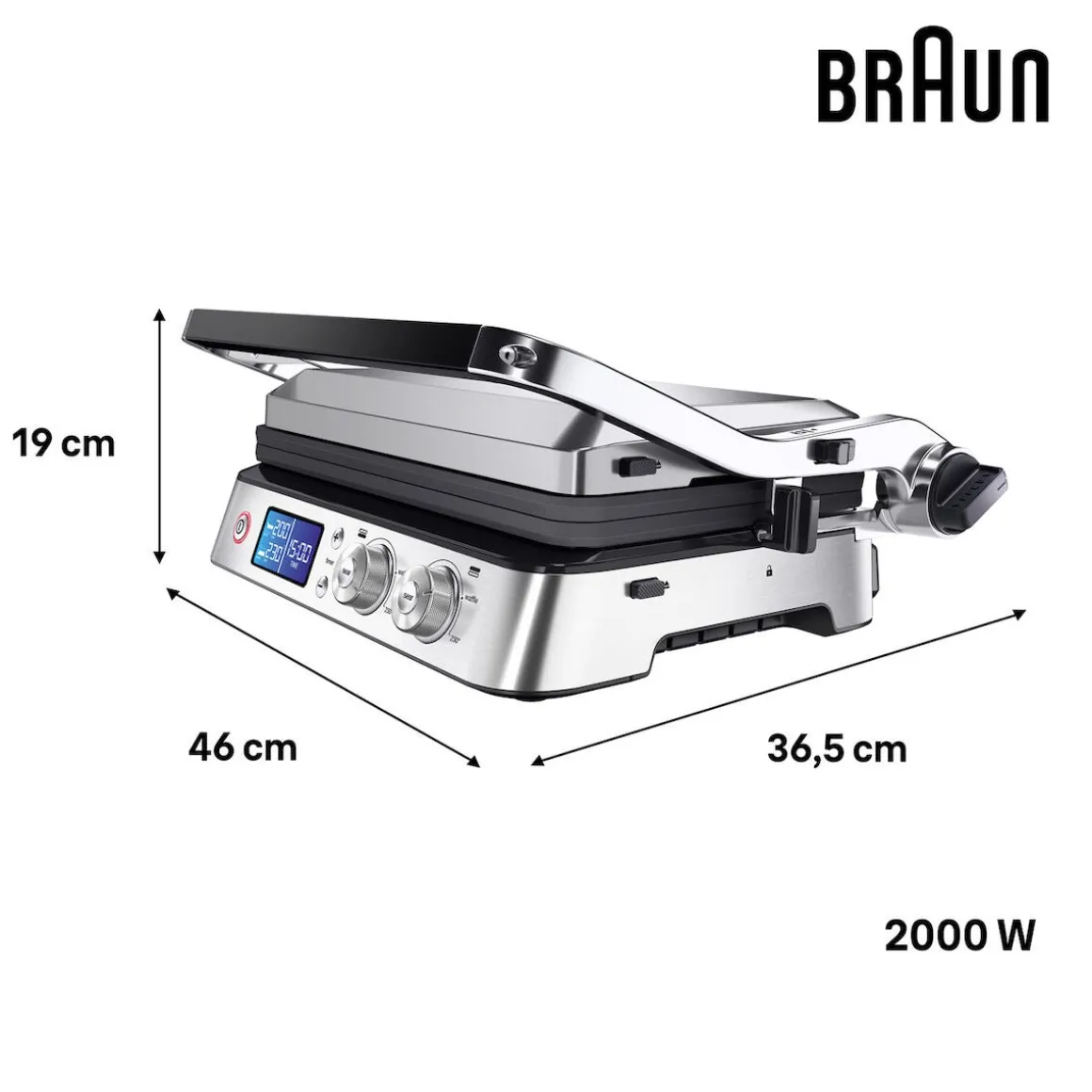 Braun multigrill 9 CG9047, ekstra stor bordgrill