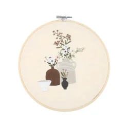 Broderipakke, blomsterbukett 21 cm