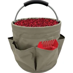 Bær- og soppkurv, sammenleggbar piknikkurv, 16 l