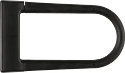 Bøylelås for sykkel med nøkkel 13 mm x 28 cm svart