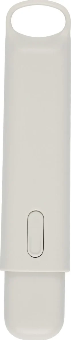 Campingbestikk i plast med etui, beige, 4 deler