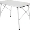 Campingbord i aluminium, 120 x 70 cm, sammenleggbart