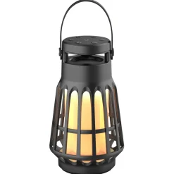 Campinglampe med høyttaler, vannbestandig og bærbar