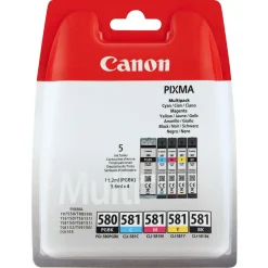 Canon PGI-580/CLI-581 blekkpatroner multipack, PGBK,C,M,Y,BK