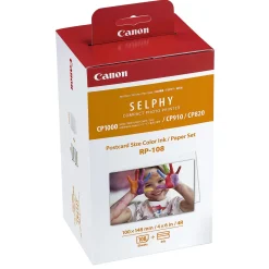 Canon RP-108 Selphy, fotopapir 10 x 15 cm og refill med fargefolie