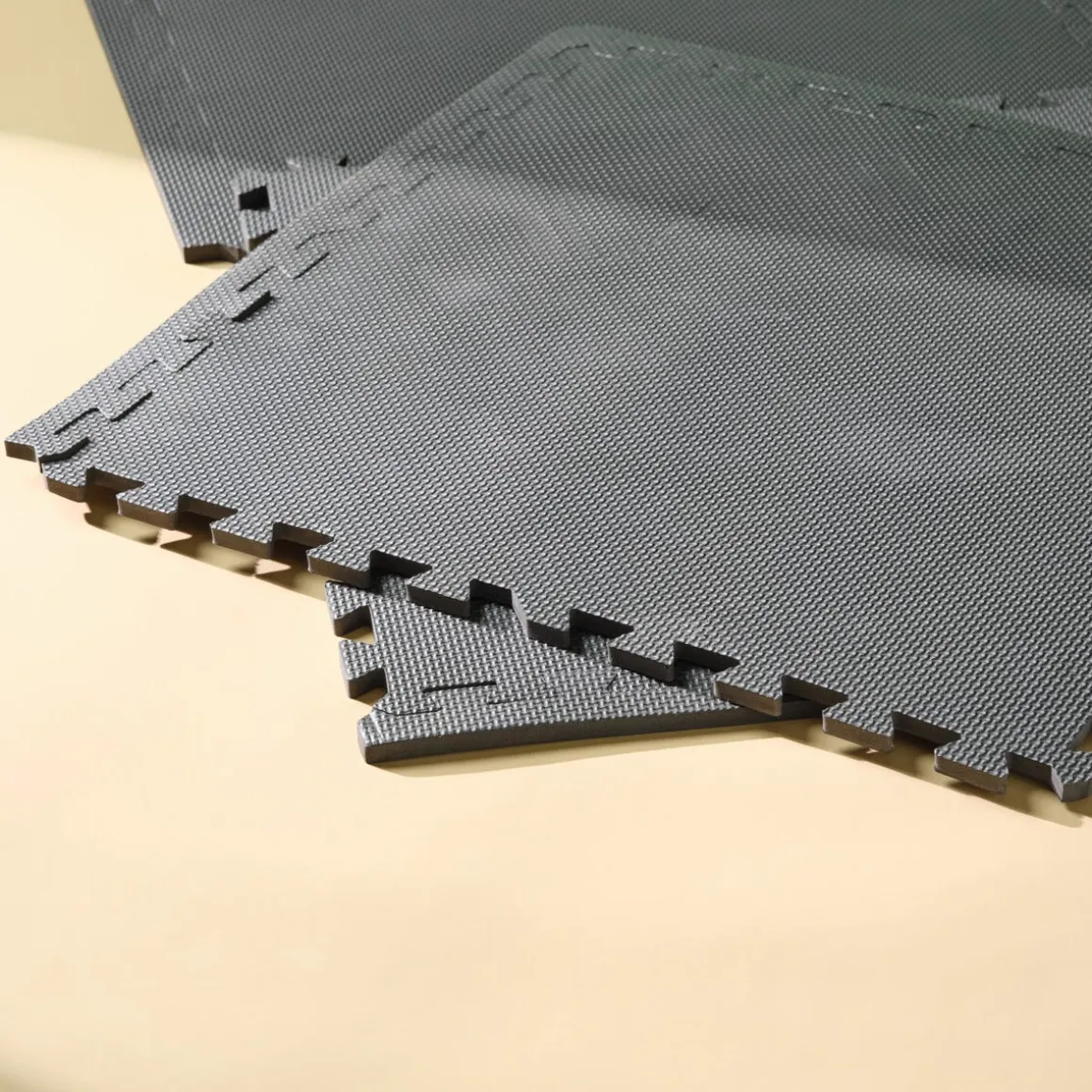 Capere treningsmatte, puslematte trening, 12 mm, 4-pakning