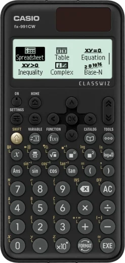 Casio FX-991CW ClassWiz teknisk kalkulator videregående skole