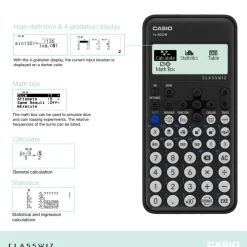 Casio FX-82CW ClassWiz kalkulator for grunnskole og videregående