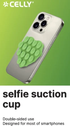 Celly Fixheart mobilholder med sugekopper