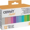 Cernit polymerleire, 12 farger, 25 g