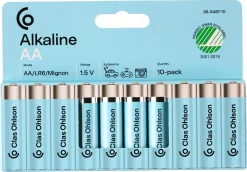 Clas Ohlson alkalisk batteri AA/LR6