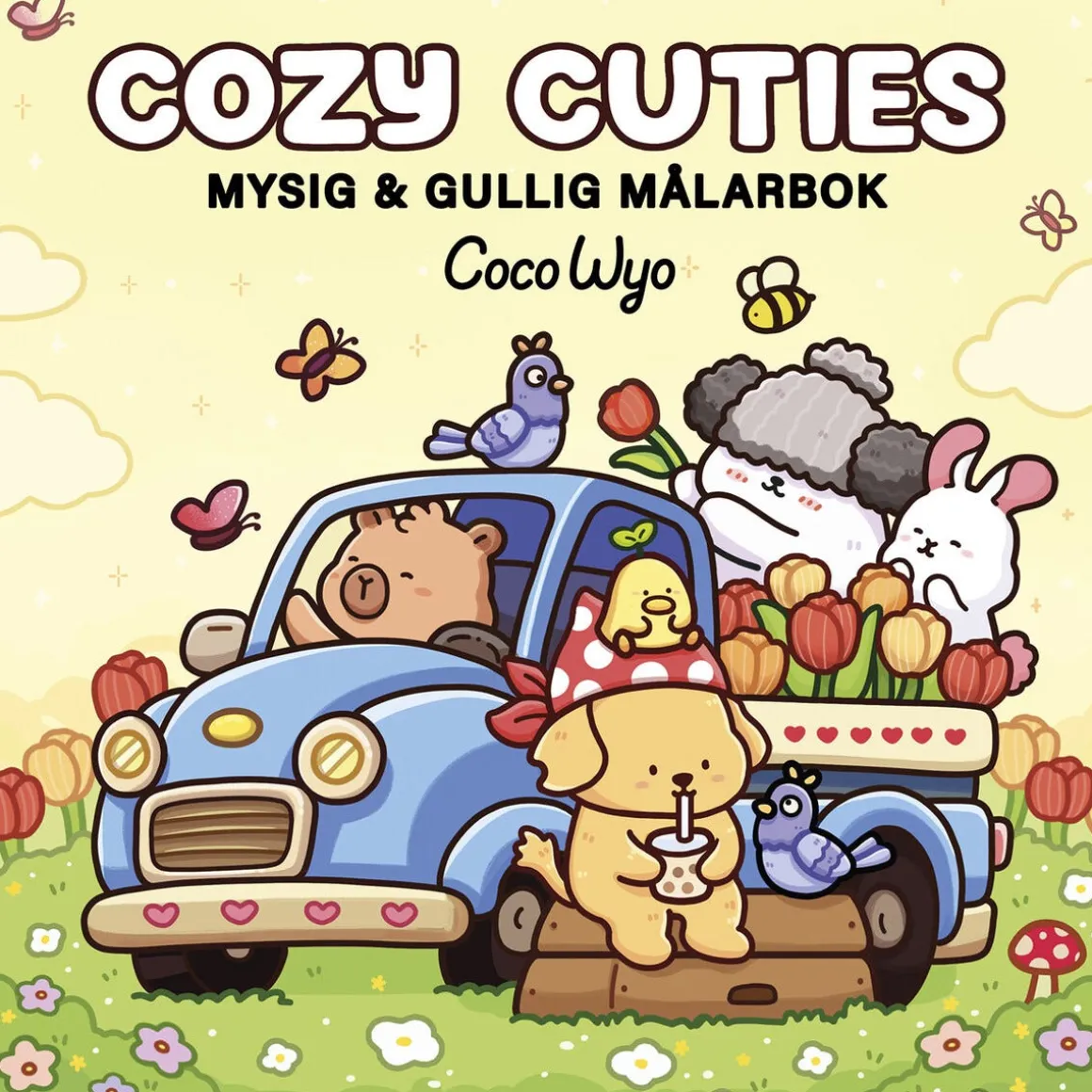 Coco Wyo Cozy Cuties fargeleggingsbok, fra 6 år