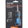 Cocraft bitsskrutrekker med sperre og 6 bits, 7 deler
