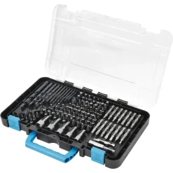 Cocraft bor- og bitsett for tre og metall, 120 deler