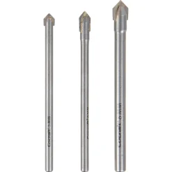Cocraft borsett til glass og fliser 5, 6 og 8 mm, 3-pakning