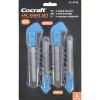 Cocraft brytebladkniv 9 og 18 mm bryteblad, 4-pakning