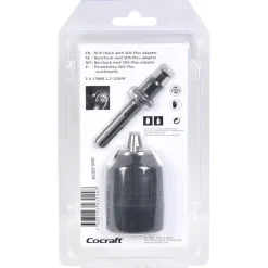 Cocraft chuck med SDS Plus-adapter 2-13 mm