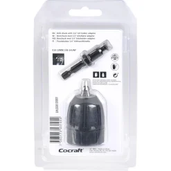 Cocraft chuck, nøkkelløs chuck 0,8–10 mm