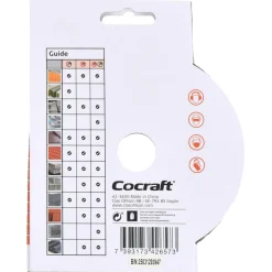 Cocraft diamant kappeskive universal, 125 x 22,23 mm