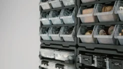 Cocraft FSS oppbevaringsbokser med rack, 4-pakning