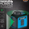 Cocraft HL360V-G krysslaser, 3 × 360 grader, grønn
