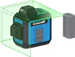 Cocraft HL3X360-G krysslaser, 3 × 360 grader, grønn