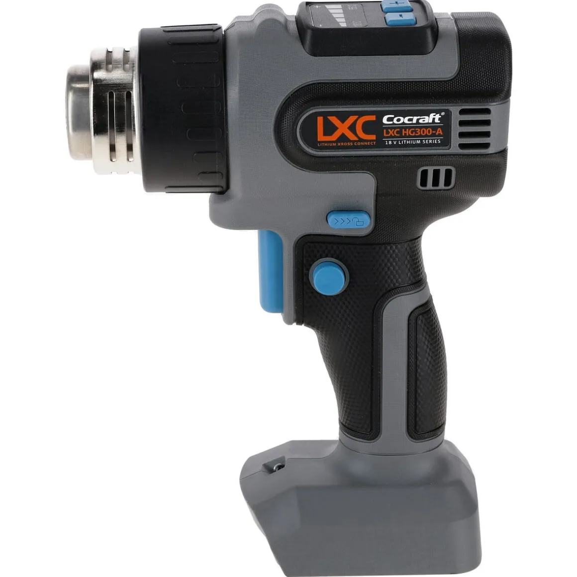 Cocraft LXC batteridrevet varmepistol HG300-A 18 V