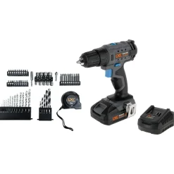 Cocraft LXC DD650-K drill 18 V batteri og tilbehør